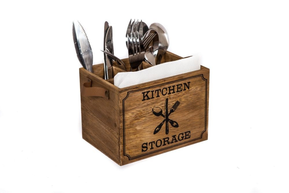 Besteckkasten Holz „Kitchen Storage“