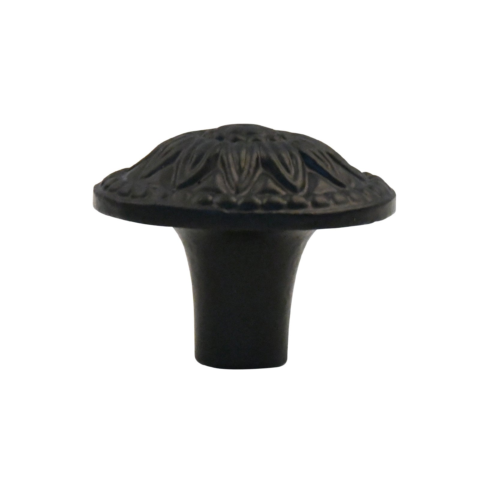 Möbelknopf „Floral Charm“ 38mm – Schwarz oder Rost