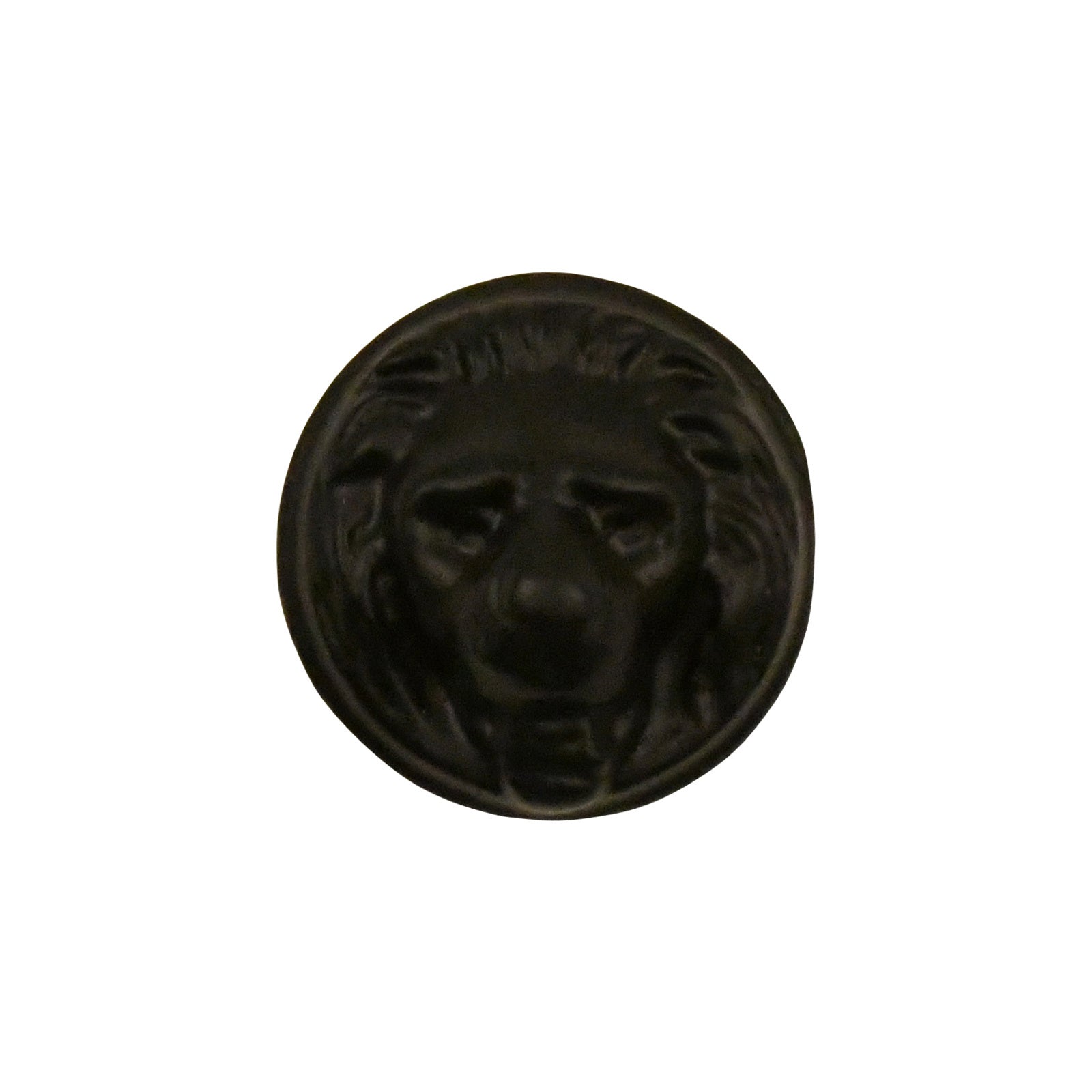 Möbelknopf „Lionheart“ 29mm – Schwarz oder Rost