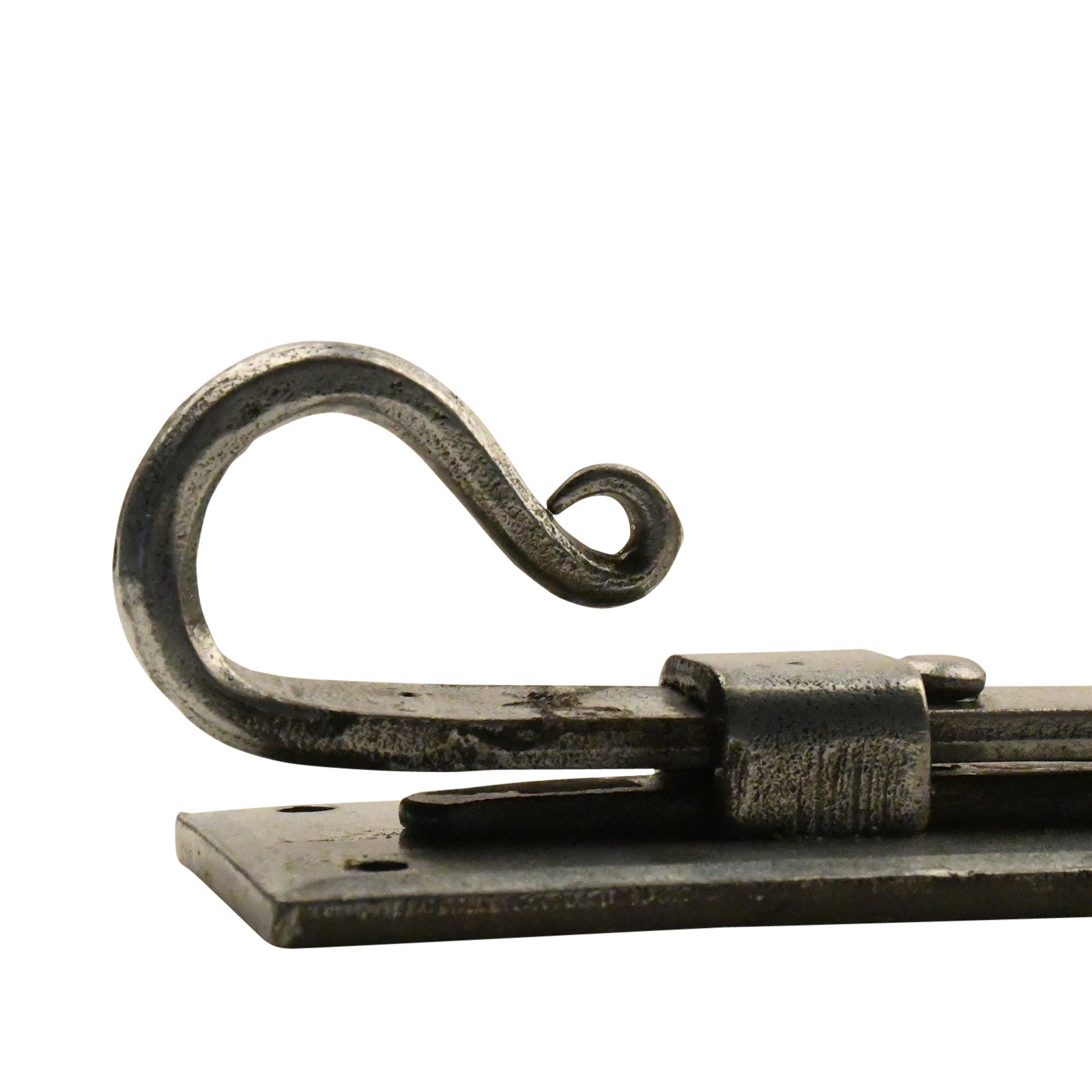 Türriegel 160 mm „Haken“, gerade – Zinn