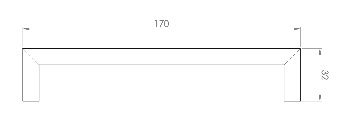 Möbelgriff „Block“ – Modernes und zeitloses Design für Möbel