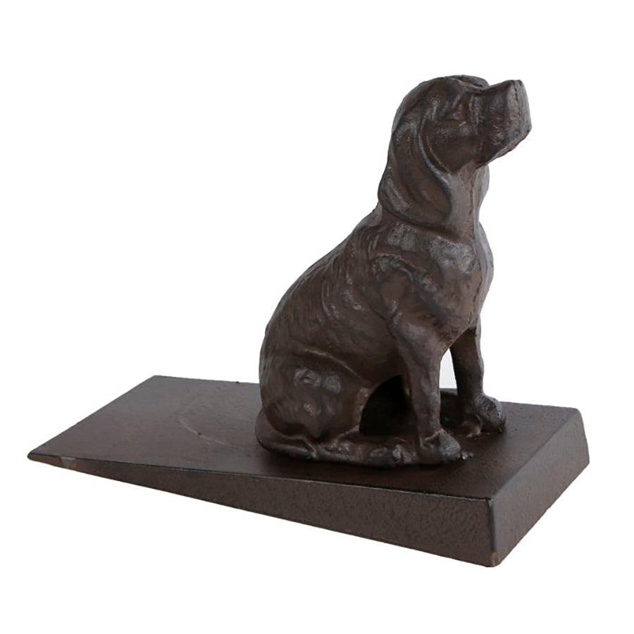 Türstopper „Dog“ – Antik braunes Metall, 22,5 x 10,5 x 18cm